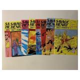 8 VORTEX COMICS SAVAGE HENRY SEE DESC.