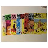 8 VORTEX COMICS SAVAGE HENRY SEE DESC.