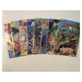 8 FIRST COMICS BADGER SEE DESC.