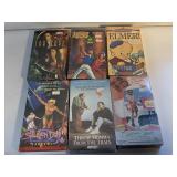 6 ASSORTED VHS MOVIES SEALED SEE DESC.