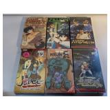 6 ASSORTED VHS MOVIES SEALED SEE DESC.