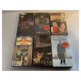 6 ASSORTED VHS MOVIES SEALED SEE DESC.