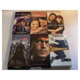 6 ASSORTED VHS MOVIES UNSEALED SEE DESC.