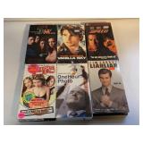 6 ASSORTED VHS MOVIES UNSEALED SEE DESC.