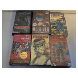 6 ASSORTED VHS MOVIES SEALED SEE DESC.