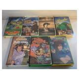 7 ASSORTED VHS MOVIES UNSEALED SEE DESC CLAM CASE