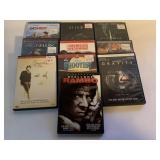 10 ASSORTED UNSEALED DVD