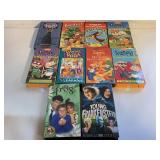 10 ASSORTED VHS MOVIES UNSEALED SEE DESC.