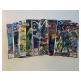 8 ASSORTED DC COMICS SEE DESC.