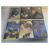 6 ASSORTED VHS MOVIES SEALED SEE DESC. CLAM CASES