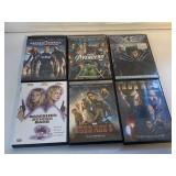 6 ASSORTED DVD