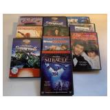 10 ASSORTED UNSEALED DVD