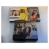 6 ASSORTED VHS MOVIES UNSEALED SEE DESC.