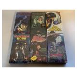 6 ASSORTED VHS MOVIES SEALED SEE DESC.