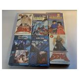 6 ASSORTED VHS MOVIES SEALED SEE DESC.