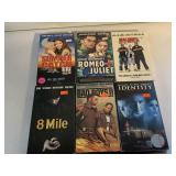 6 ASSORTED VHS MOVIES UNSEALED SEE DESC.