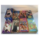 10 ASSORTED VHS MOVIES UNSEALED SEE DESC.