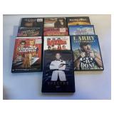 10 ASSORTED UNSEALED DVD