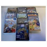 10 ASSORTED UNSEALED DVD