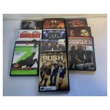 10 ASSORTED UNSEALED DVD