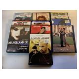 10 ASSORTED UNSEALED DVD