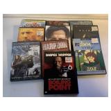 10 ASSORTED UNSEALED DVD