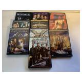 10 ASSORTED UNSEALED DVD