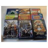 10 ASSORTED UNSEALED DVD