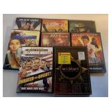 10 ASSORTED UNSEALED DVD