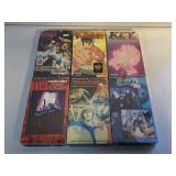 6 ASSORTED VHS MOVIES SEALED SEE DESC.