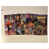 8 ASSORTED MALIBU COMICS SEE DESC.