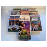 10 ASSORTED VHS MOVIES UNSEALED SEE DESC CLAM CASE