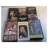6 ASSORTED VHS MOVIES UNSEALED SEE DESC.