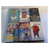 6 ASSORTED VHS MOVIES UNSEALED SEE DESC.