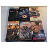 6 ASSORTED VHS MOVIES UNSEALED SEE DESC.
