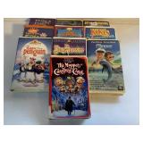 10 ASSORTED VHS MOVIES UNSEALED SEE DESC CLAM CASE