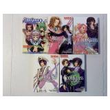 5 ANIME BANDAI GRAPHIC NOVELS SEE DESC.
