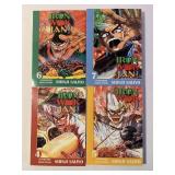 4 ANIME COMICS ONE GRAPHIC NOVELS SEE DESC.