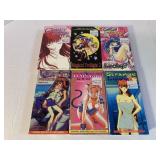 6 ANIME MANGA VHS TAPES ADULT WATCH SEE DESC.