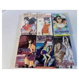 6 ANIME MANGA VHS TAPES ADULT WATCH SEE DESC.