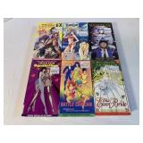 6 ANIME MANGA VHS TAPES ADULT WATCH SEE DESC.