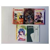 5 ASSORTED ANIME TOKYOPOP GRAPHIC NOVELS SEE DESC.
