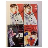 4 VIZ ANIME MANGA GRAPHIC NOVELS ADULT READ