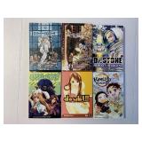 6 ASSORTED VIZ ANIME MANGA GRAPHIC NOVELS SEE DESC