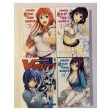 4 VERTICAL ANIME MANGA GRAPHIC NOVELS SEE DESC.