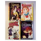 4 ANIME MANGA TOKYOPOP GRAPHIC NOVELS SEE DESC.