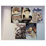 5 ANIME MANGA DEL REY GRAPHIC NOVELS SEE DESC.