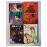 4 ASSORTED GRAPHIC NOVELS SEE DESC.