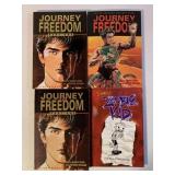 4 ASSORTED GRAPHIC NOVELS SEE DESC.