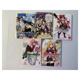 5 ASSORTED SEVEN SEAS ANIME MANGA GRAPHIC NOVELS